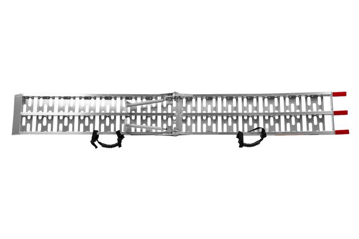 Rampă pliabilă UNITRAILER ALR003 din aluminiu pentru remorcă 221cm 340kg cu centură și suport