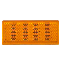 Reflector galben 76x34 mm cu bandă autoadezivă