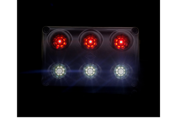 Lampă auto interioară neagră cu LED 720lm HORPOL LWD2325/CZ