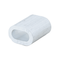 Conector din aluminiu pentru corzi DROMET ZLA.4, manșon pentru corzi de 4 mm