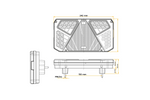 Lampa spate WAŚ W125P 6 funcţionează dreapta