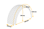 Apărătoare de noroi pentru remorcă 15-16" DOMAR D29130, aripă roată 790/220mm