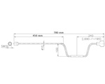Manivelă pentru suport extensibil AL-KO 1213048 pentru remorcă 760mm 19mm