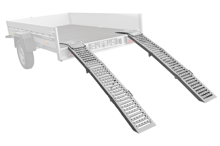 Rampe pliabile UNITRAILER ALR005 din oțel pentru remorci 200 cm 500 kg set de 2