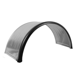 Apărătoare dublă pentru remorcă 15-16" DOMAR DK7120, aripă roată 880/400mm metalică cu margine de cauciuc