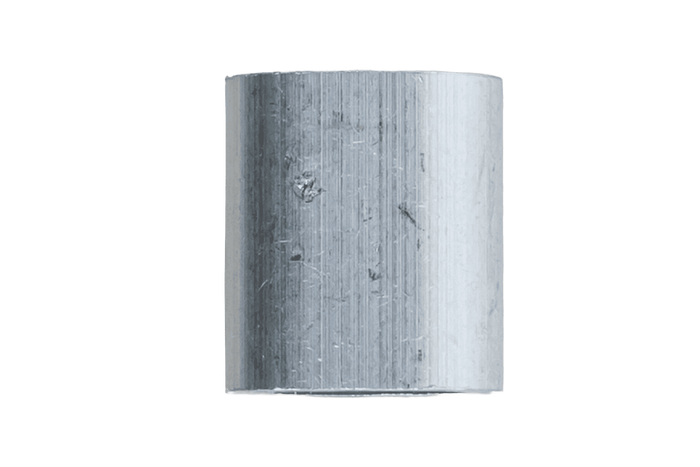 Conector din aluminiu pentru corzi DROMET ZLA.4, manșon pentru corzi de 4 mm