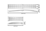 Rampe pliabile UNITRAILER ALR003 rampe din aluminiu pentru remorci 221cm 680kg cu centură și suport, set de 2