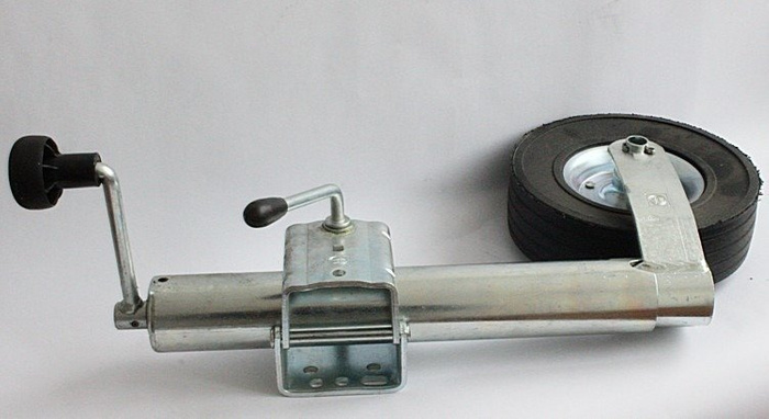 Roată jockey cu clemă WINTERHOFF ST60-255SB+KLE60 250kg 60mm 525-755mm