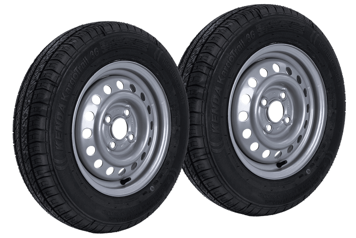Set doua roti pentru o remorca KENDA TIRE 155/80 R13 84N KENDA RIM 4Jx13"H2 4x100 ET:30