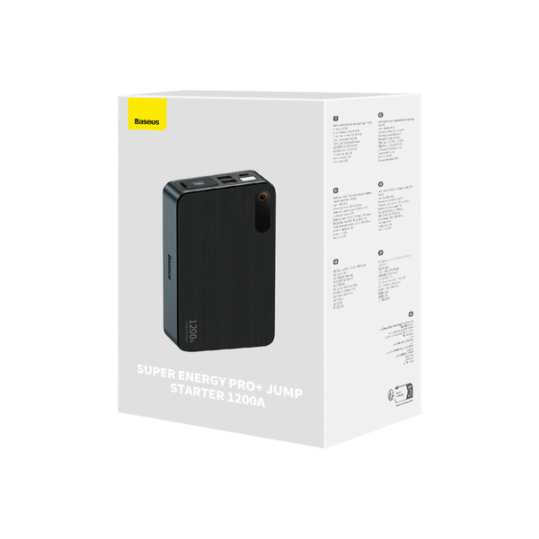 Power Bank Starter BASEUS Super Energy Pro+ Jump Starter 12V 12000mAh 1200A + încărcător USB