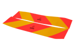 Autocolante, autocolante reflectorizante, HERMON scurte, plăcuțe de marcare pentru vehicule grele, 565x132mm, stânga+dreapta