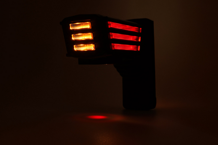 Lampă de poziție stânga WAŚ 2550L W297.3.1 SPOT LED pe braț scurt