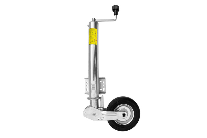 Roată jockey automată KNOTT ATK60 cu mâner 250 kg 60 mm 785-1020 mm