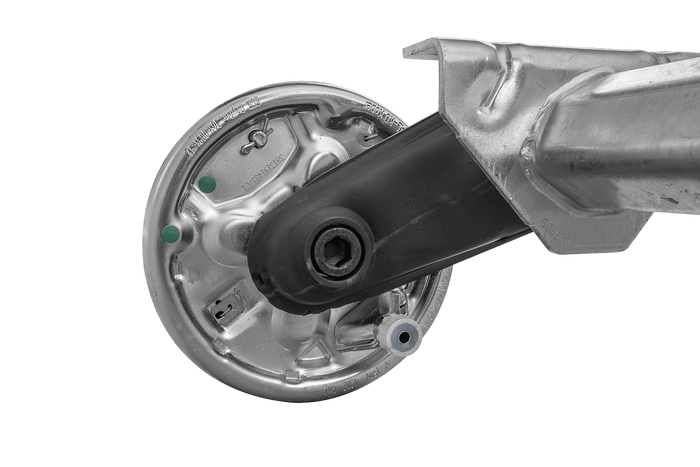 Axa franata AL-KO COMPACT pentru remorca / remorca 1000kg 1180mm 1560mm 4x100