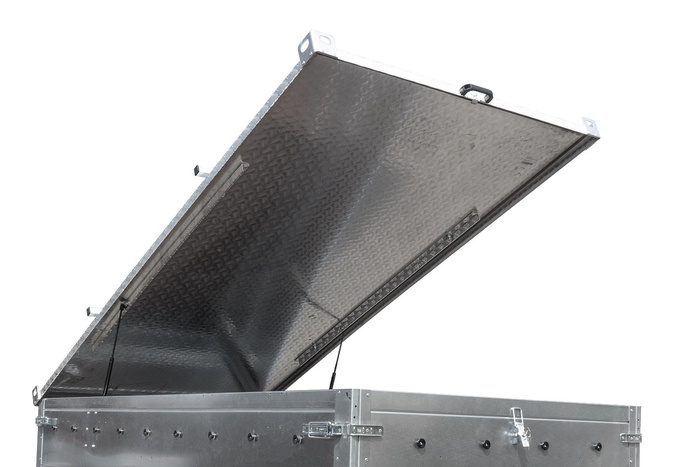 Capac din aluminiu pentru remorca UNITRAILER GARDEN TRAILER 264 KIPP