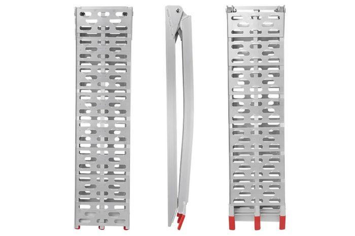 Rampe pliabile ProPlus 390096 din aluminiu pentru remorci 220 cm 680 kg set de 2