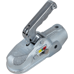 Cârlig sferic WINTERHOFF WW 350-RB-K1212 pentru remorcă de 3500 kg cu bară de tracțiune din țeavă de 50 mm, fontă